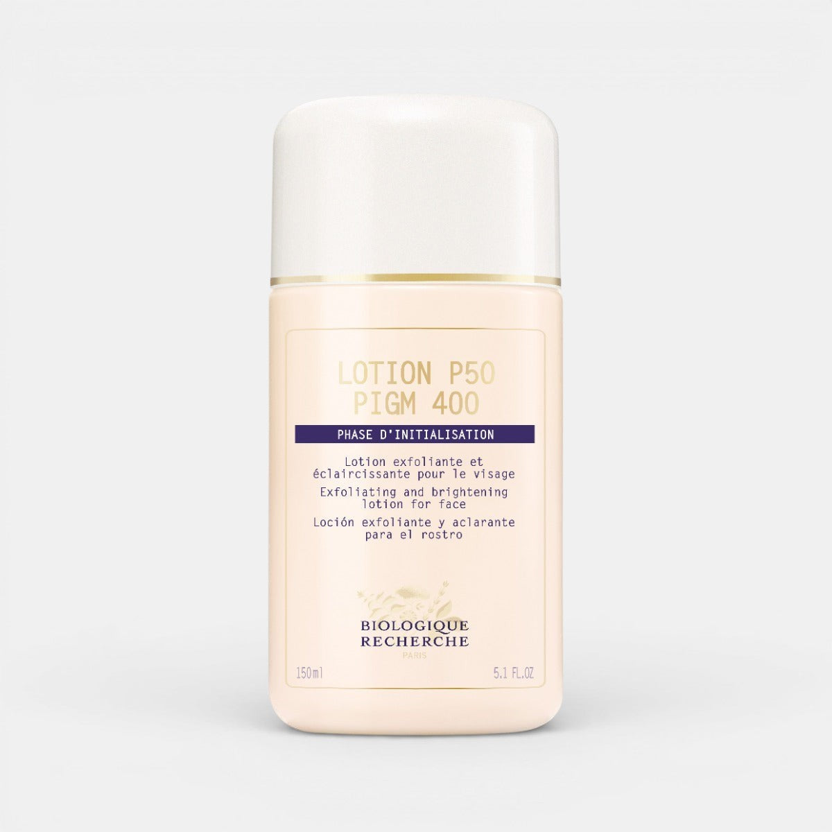 Biologique Recherche Lotion P50 PIGM 400 exfoliating and brightening face toner size 5.1oz