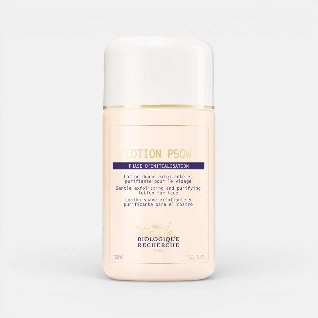 Biologique Recherche Lotion P50W, a gentle exfoliating and purifying lotion for the face, Size 5.1 fl. oz