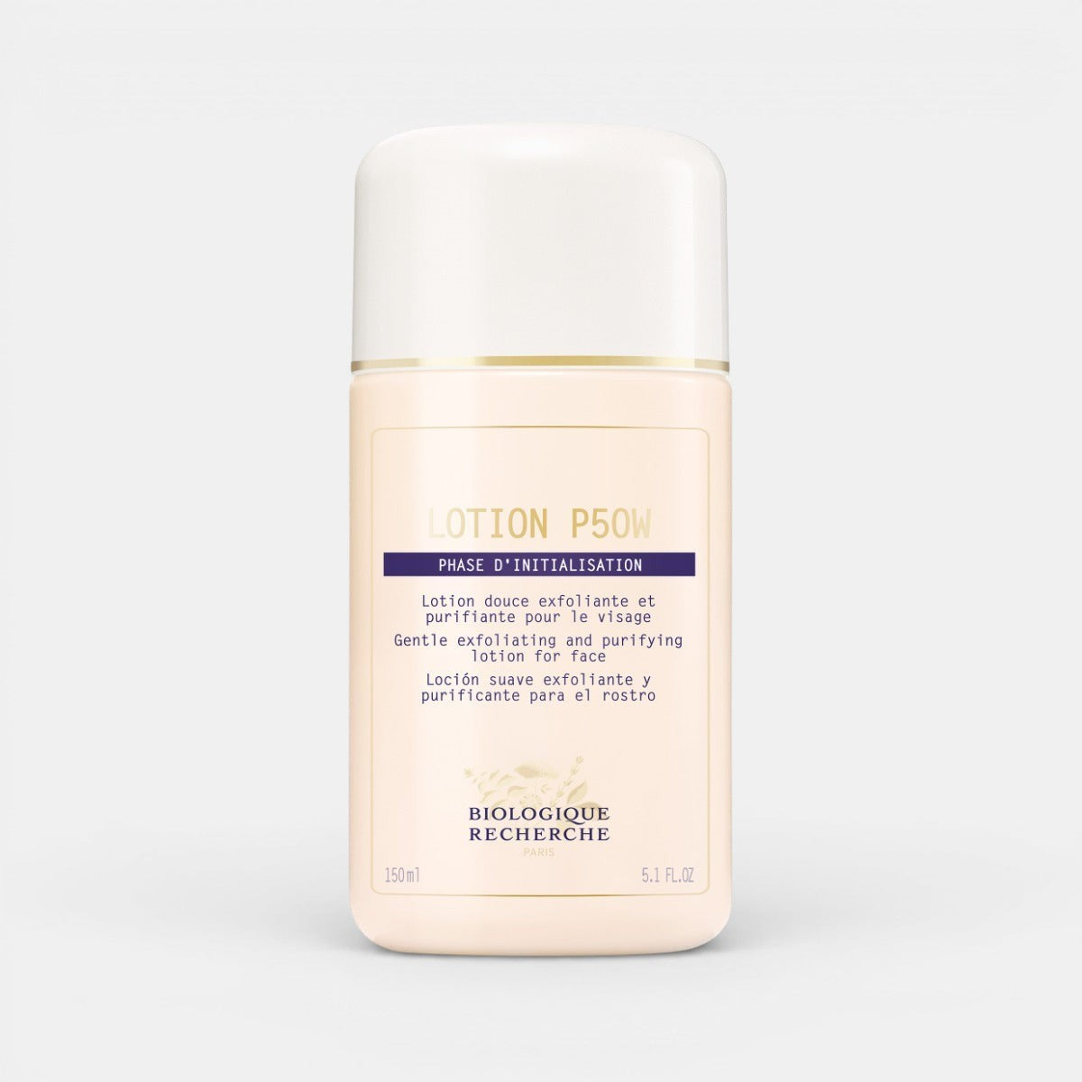 Biologique Recherche Lotion P50W, a gentle exfoliating and purifying lotion for the face, Size 5.1 fl. oz