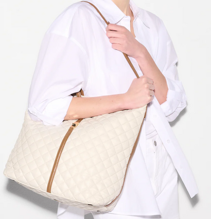 Large Astor Hobo - Sandshell With Brown