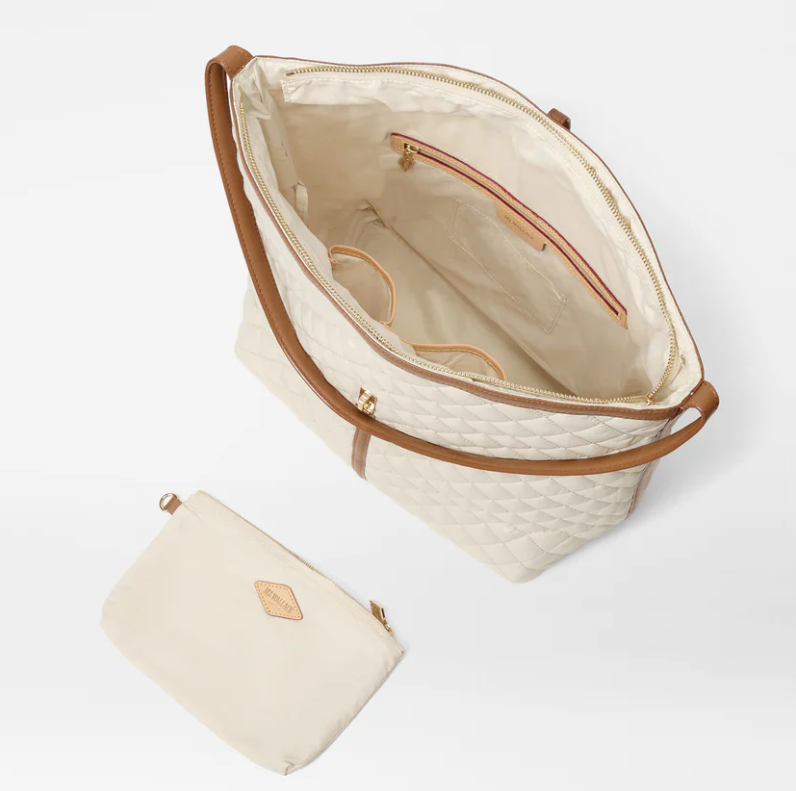 Large Astor Hobo - Sandshell With Brown