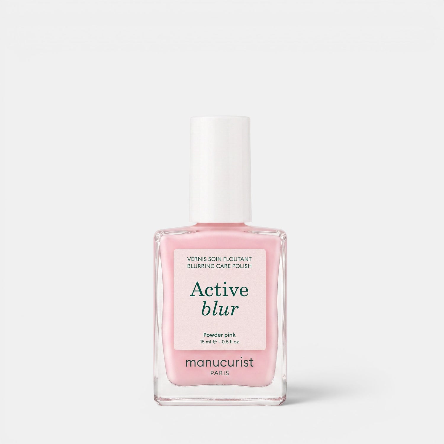 Shop Rescue Spa Active Blur powder pink nail polish bottle with a matte finish for strengthening and smoothing nails.