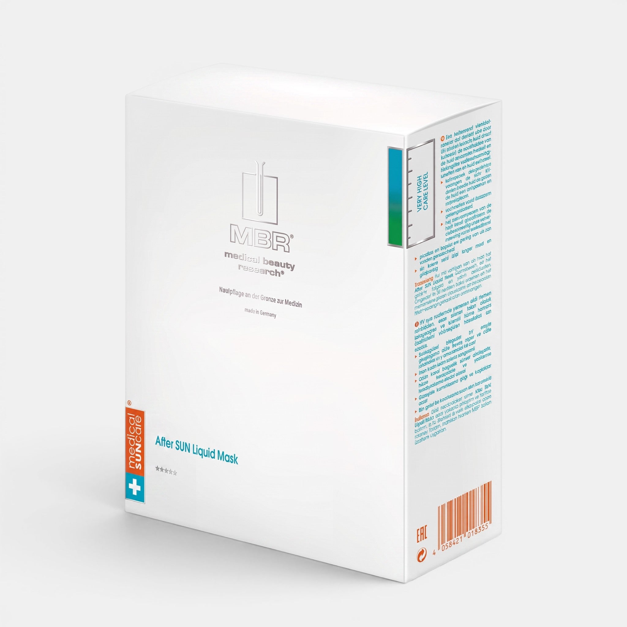 Shop Rescue Spa MBR After Sun Liquid Mask box for soothing and hydrating UV-stressed skin