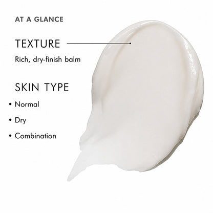 Shop Rescue Spa A.G.E. Advanced Eye cream texture showing a rich, dry-finish white balm for normal to dry skin.