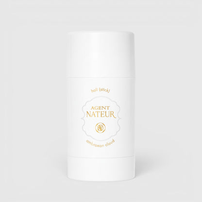 Shop Rescue Spa Agent Nateur holi (stick) Ambroxan Cloud aluminum-free deodorant in a white twist-up tube.