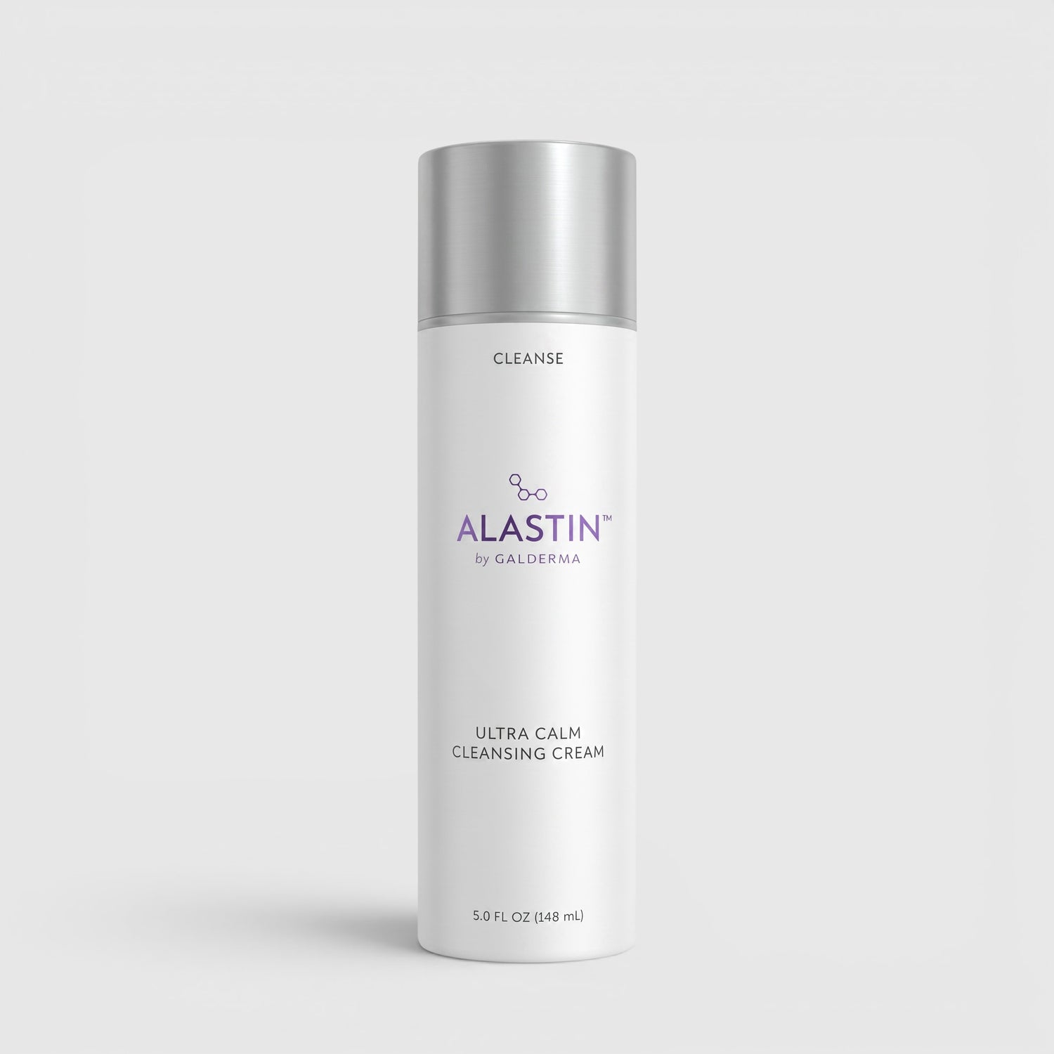 Shop Rescue Spa Alastin Ultra Calm Cleansing Cream in a white 148ml bottle with a silver cap.