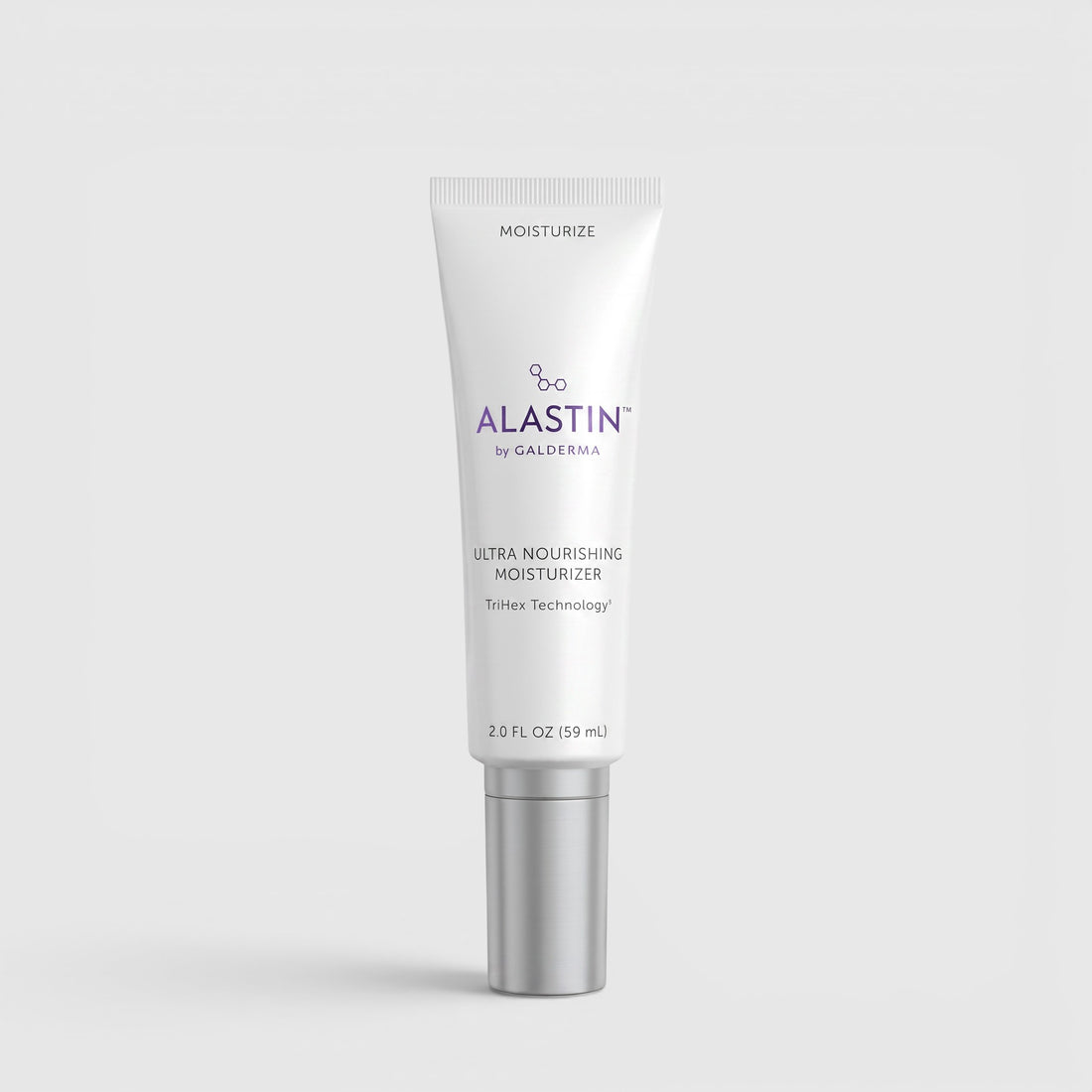 Shop Rescue Spa Alastin Ultra Nourishing Moisturizer in a white 2.0 fl oz squeeze tube with a silver cap.