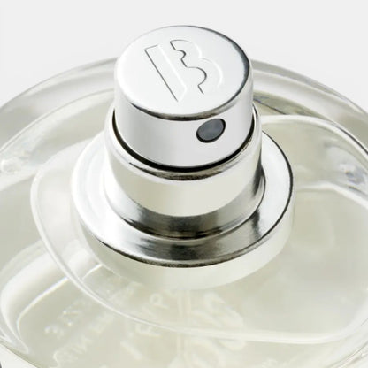 Shop Rescue Spa Alto Astral Eau De Parfum, clear glass bottle with silver cap and embossed logo.