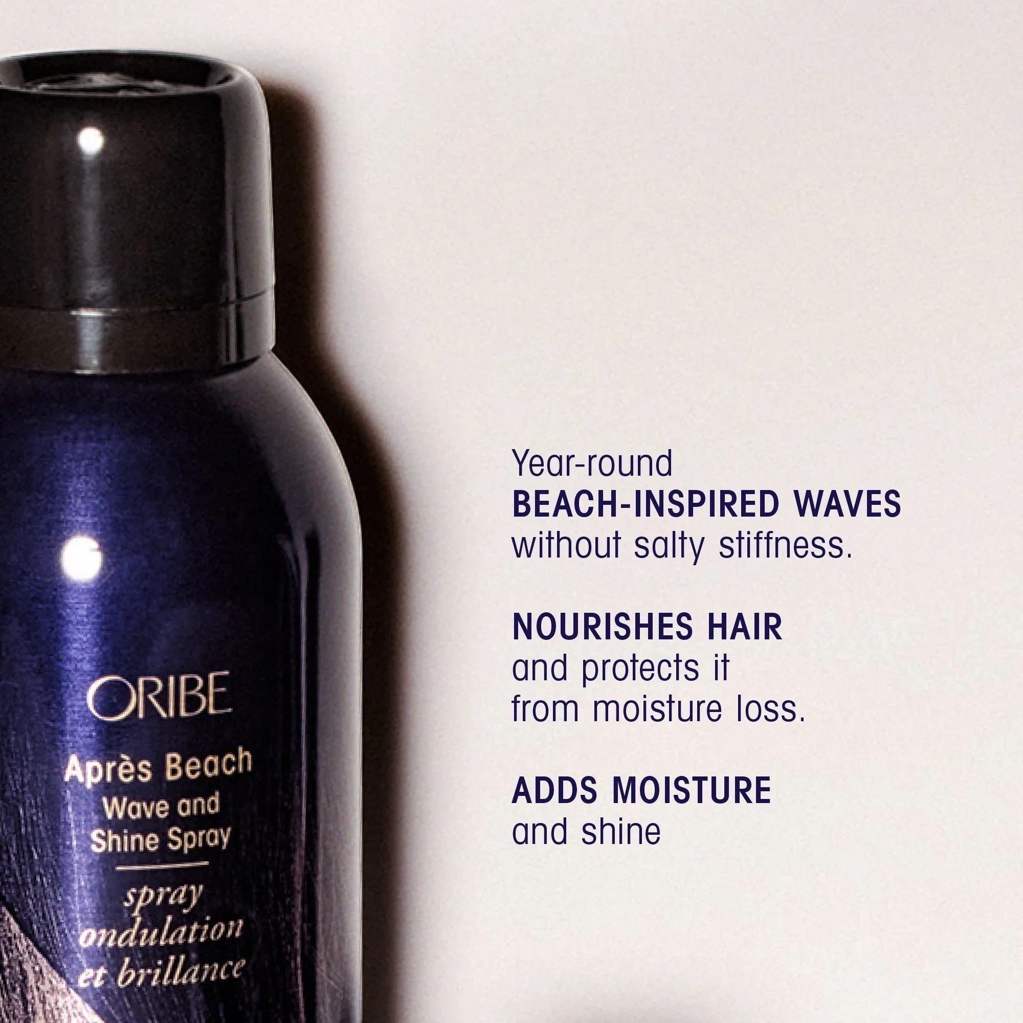 Shop Rescue Spa Oribe Apr
e00e8s Beach Wave and Shine Spray bottle, creates tousled waves with shine.