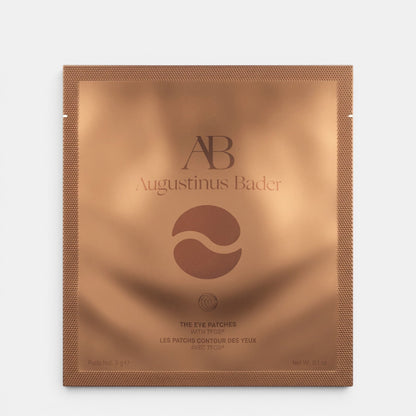 Shop Rescue Spa Augustinus Bader hydrogel eye patch single sachet in metallic bronze packaging