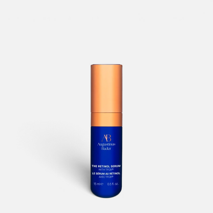 Shop Rescue Spa Augustinus Bader The Retinol Serum in a blue bottle with a metallic copper cap