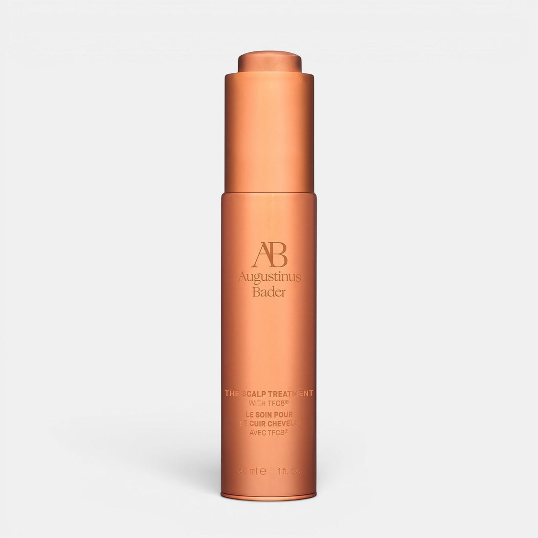 Shop Rescue Spa Augustinus Bader The Scalp Treatment serum in a metallic copper bottle for hair and scalp health.