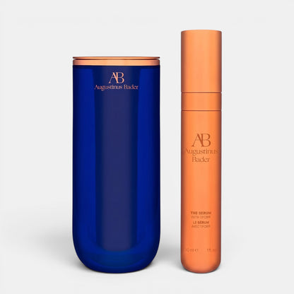Shop Rescue Spa Augustinus Bader The Serum in a blue and copper bottle with TFC8 technology for anti-aging skincare.