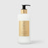 Shop Rescue Spa Aventus For Her Hand & Body Lotion in a frosted glass bottle with a gold label and black pump dispenser