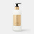 Shop Rescue Spa Aventus Hand & Body Lotion in a frosted glass bottle with a gold label and black pump dispenser.