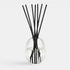 Shop Rescue Spa Baies home fragrance diffuser in a faceted glass bottle with black rattan sticks for large spaces.
