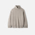 Shop Rescue Spa oversized beige cashmere turtleneck sweater with a chunky knit and relaxed fit