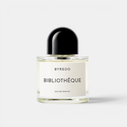 Shop Rescue Spa Bibliotheque Eau De Parfum with notes of peach, plum, peony, violet, leather, patchouli, and vanilla.