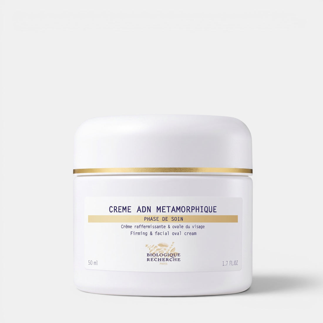 Shop Rescue Spa Biologique Recherche Creme ADN Metamorphique firming face cream in a white 50ml jar.