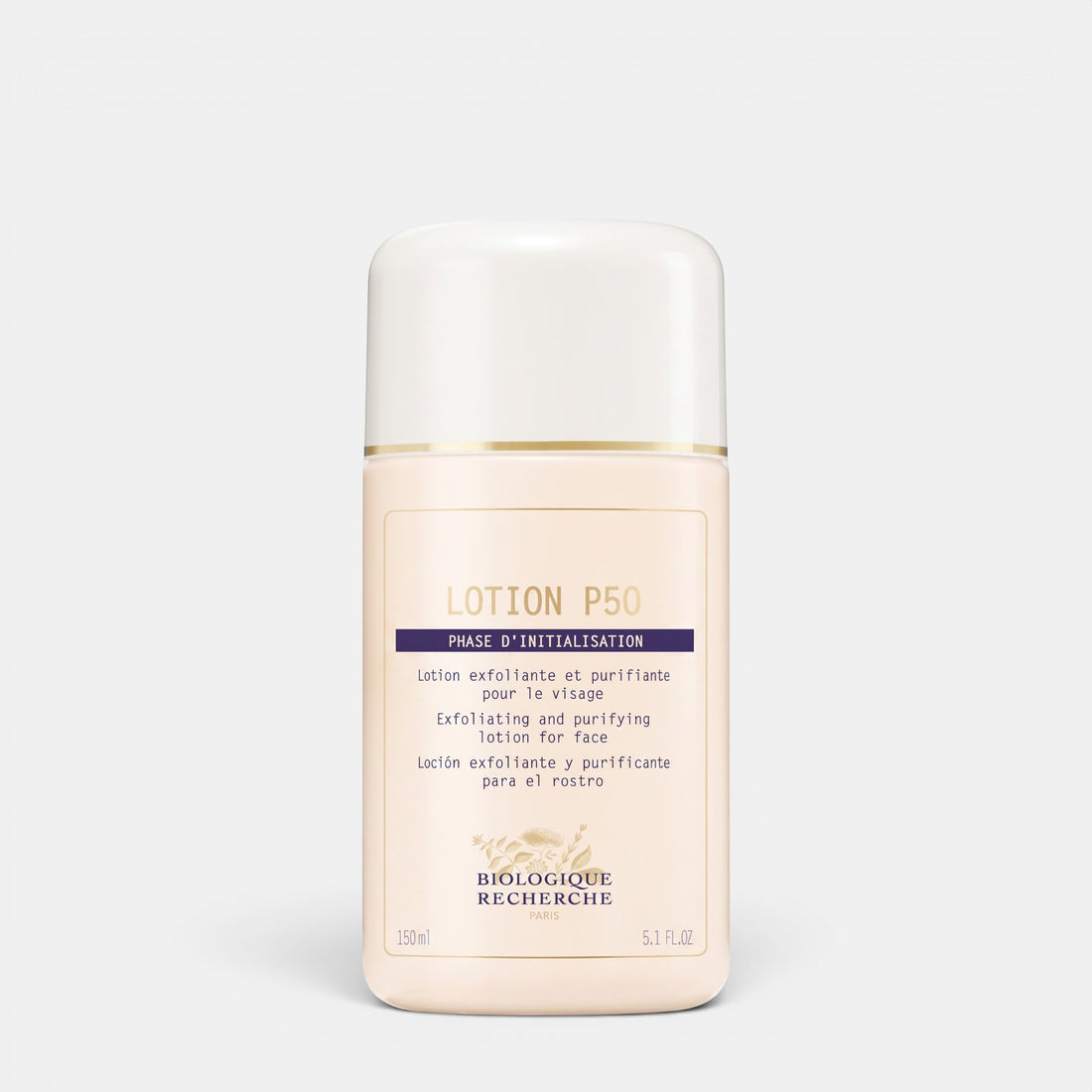 Shop Rescue Spa Biologique Recherche Lotion P50 exfoliating and balancing facial toner in a 150ml bottle.