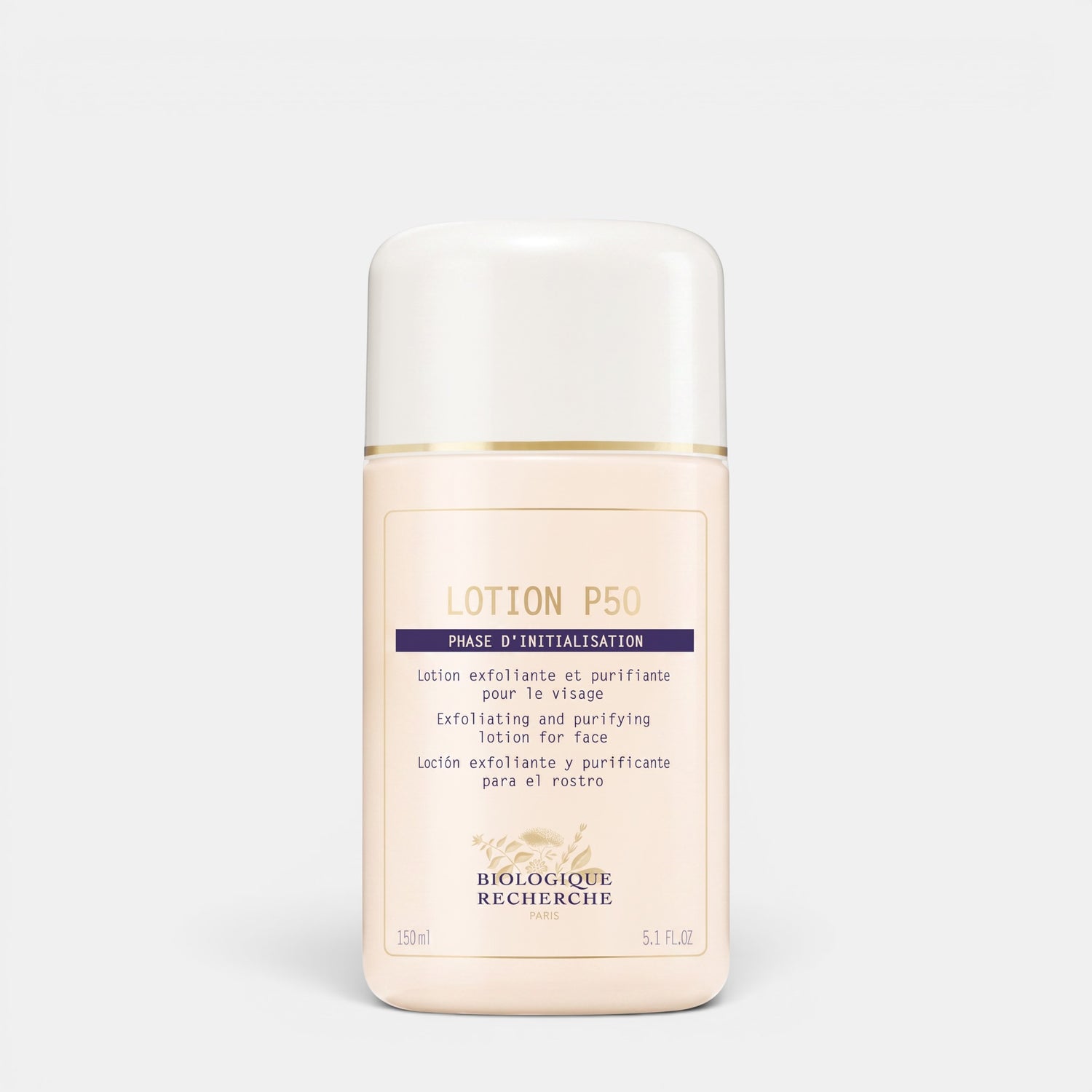 Shop Rescue Spa Biologique Recherche Lotion P50 exfoliating and balancing facial toner in a 150ml bottle.