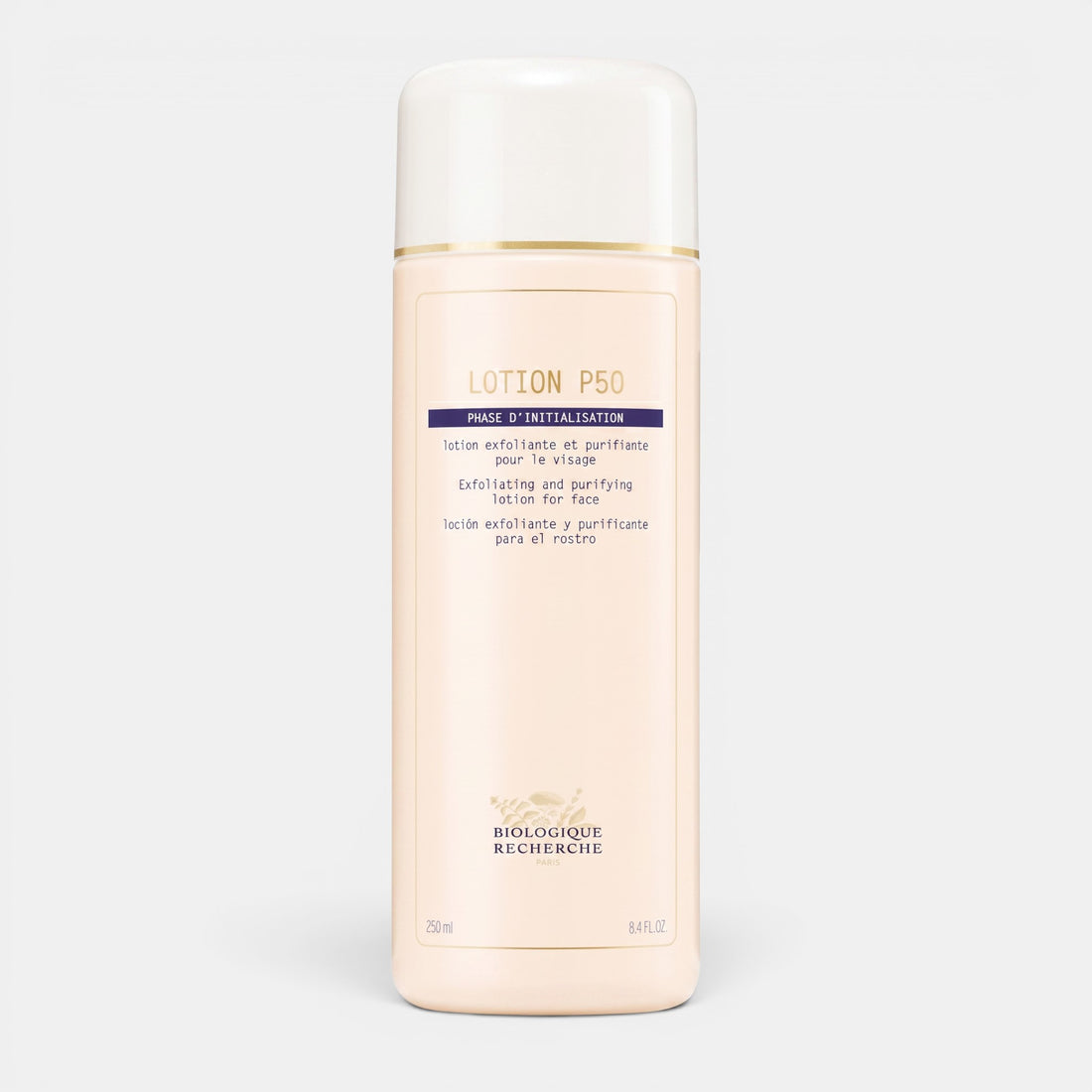 Shop Rescue Spa Biologique Recherche Lotion P50 exfoliating and balancing facial toner in a 250ml bottle.