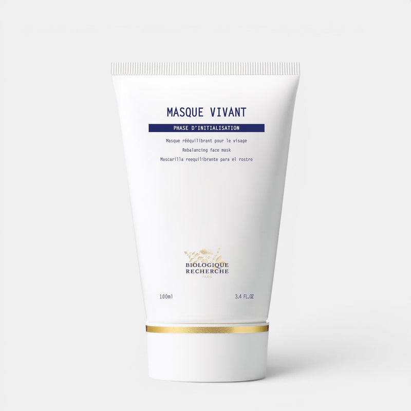 Shop Rescue Spa Biologique Recherche Masque Vivant balancing face mask in a white 100ml squeeze tube.