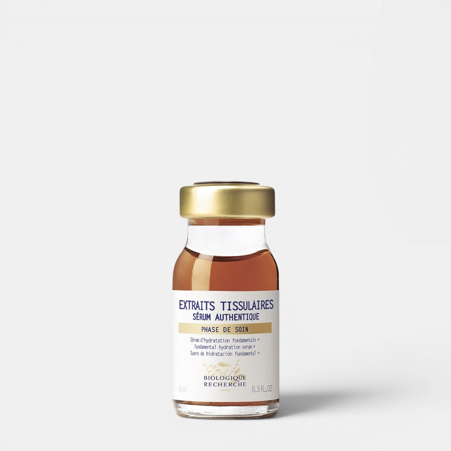 Shop Rescue Spa Biologique Recherche Serum Extraits Tissulaires moisturizing face serum in a small glass vial