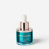 Shop Rescue Spa Black Baccara Longevity Noir Oil in a teal glass bottle with a rose gold dropper cap.