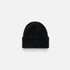 Shop Rescue Spa black brushed cashmere beanie with a folded cuff in a soft knit texture