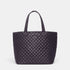 Shop Rescue Spa MZ Wallace black quilted Bedford nylon Large Metro Tote Deluxe II with leather trim.