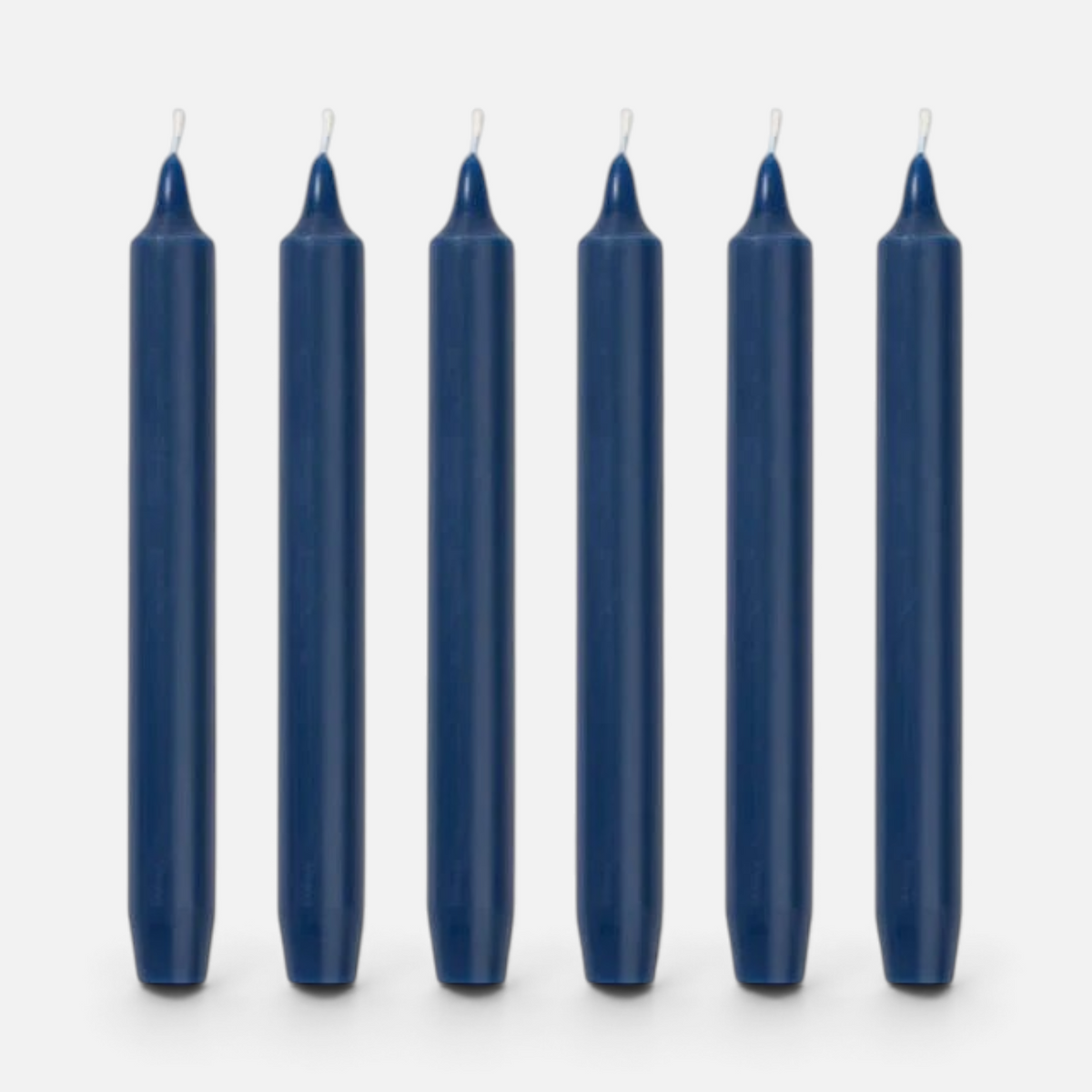 Shop Rescue Spa Black Madeleine Taper Candles, 8" tall, dripless and smokeless wax