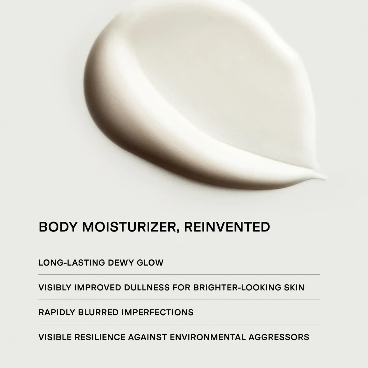 Shop Rescue Spa The Super Body Hydrator cream texture swatch on a clean white background for radiant skin