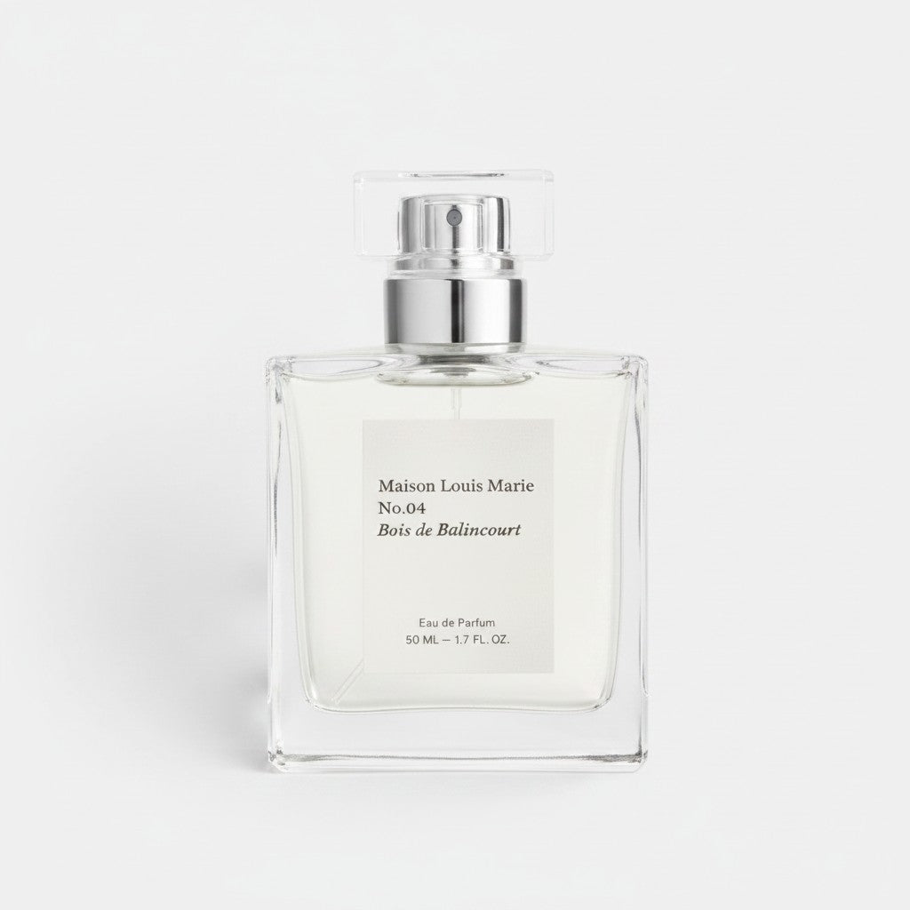 Shop Rescue Spa No.04 Bois de Balincourt Eau de Parfum, a unisex sandalwood and cedarwood fragrance with notes of vetiver, nutmeg, and cinnamon.