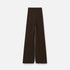 Shop Rescue Spa dark brown cable knit cashmere pants with an elastic waistband in a regular fit.