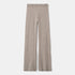 Shop Rescue Spa brushed 100% cashmere knit pants in a neutral beige tone with a comfortable elastic waistband.
