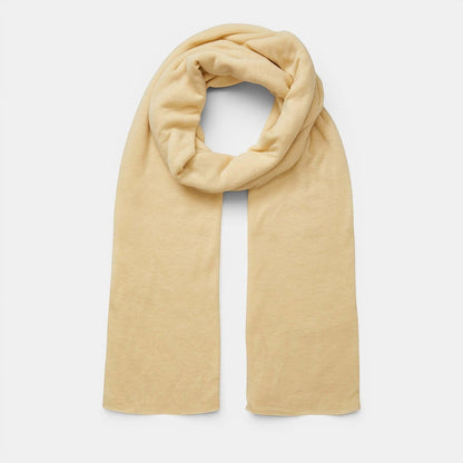 Shop Rescue Spa buttercream superfine cashmere blend travel wrap scarf with a soft knit texture