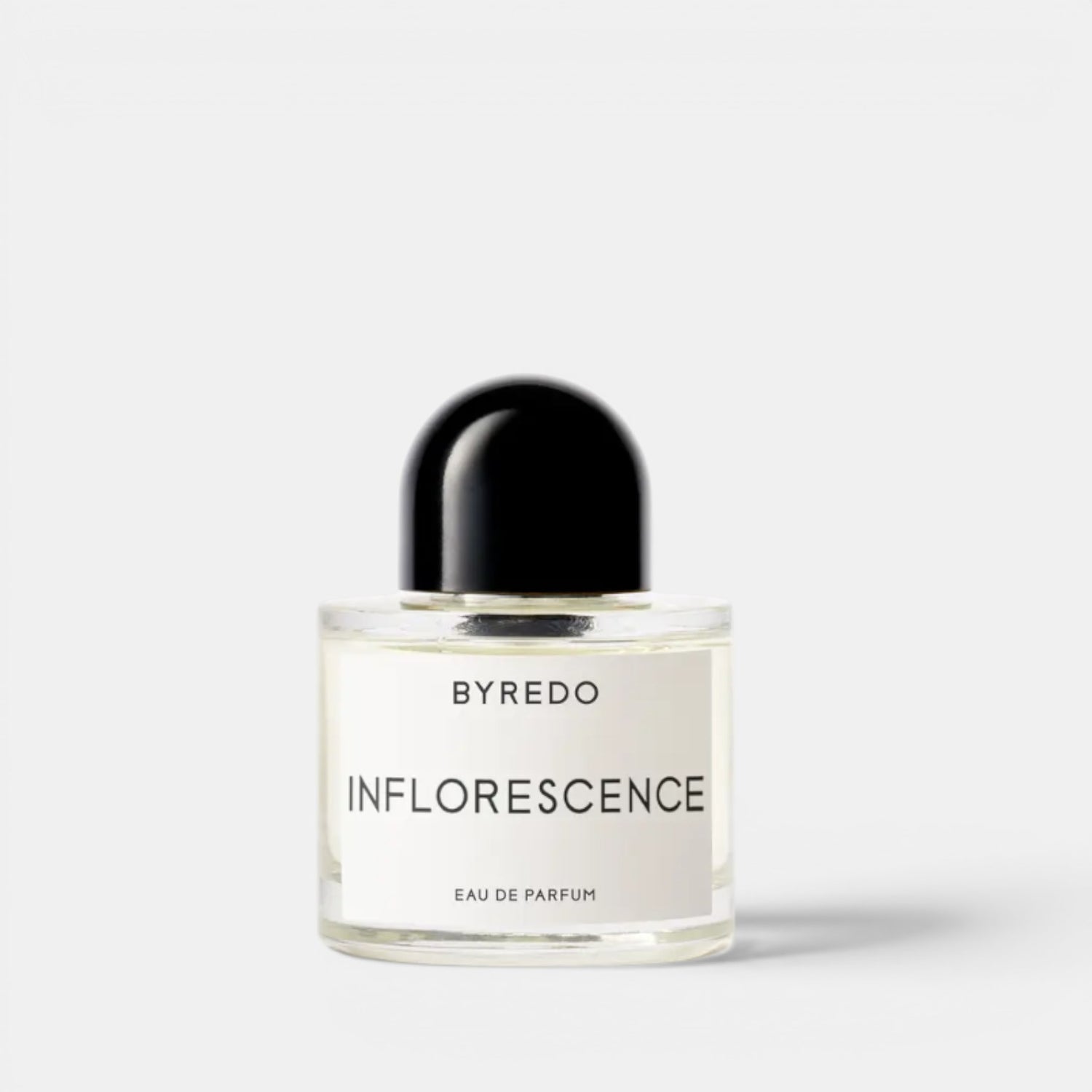 Shop Rescue Spa BYREDO Inflorescence Eau De Parfum, a floral scent with notes of freesia, rose, lily of the valley, magnolia, and jasmine.