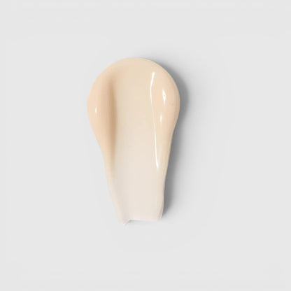 Shop Rescue Spa C-RADICAL Defense antioxidant serum swatch showing a smooth, creamy, off-white texture.