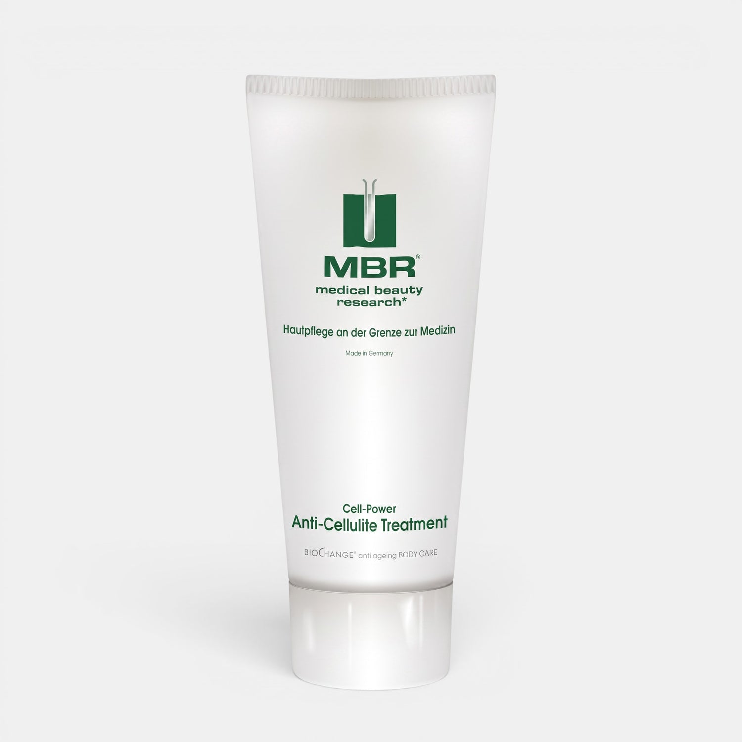 Shop Rescue Spa MBR Cell Power Anti-Cellulite Treatment cream in a 200ml white squeeze tube for firming skin.
