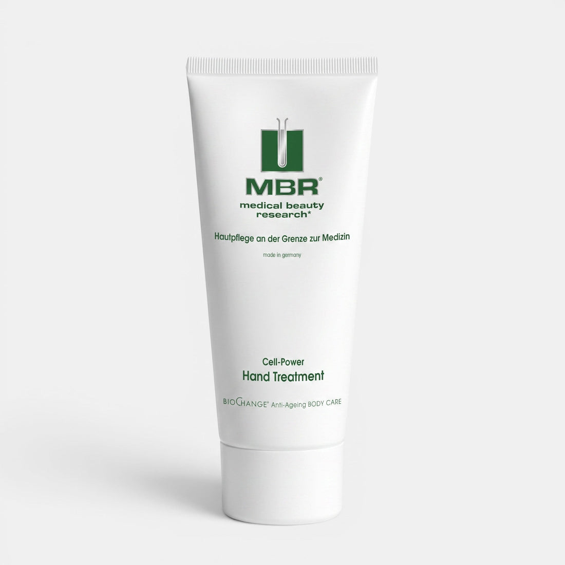 Shop Rescue Spa MBR Cell-Power Hand Treatment cream in a white 100ml squeeze tube for intensive skin care.