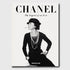 Shop Rescue Spa Chanel The Legend of an Icon hardcover book featuring a black and white portrait of Coco Chanel
