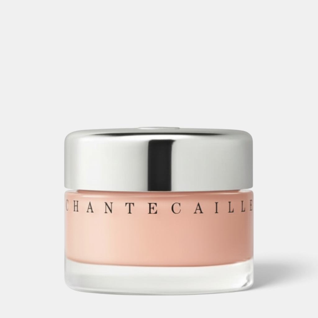 Shop Rescue Spa ChanteCaille Future Skin Gel Foundation in a glass jar with a silver lid for a natural finish.