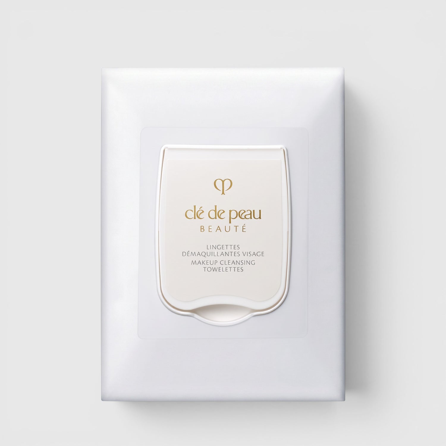 Shop Rescue Spa Clé de Peau Beauté makeup cleansing towelettes in a white 50-count pack for gentle makeup removal.