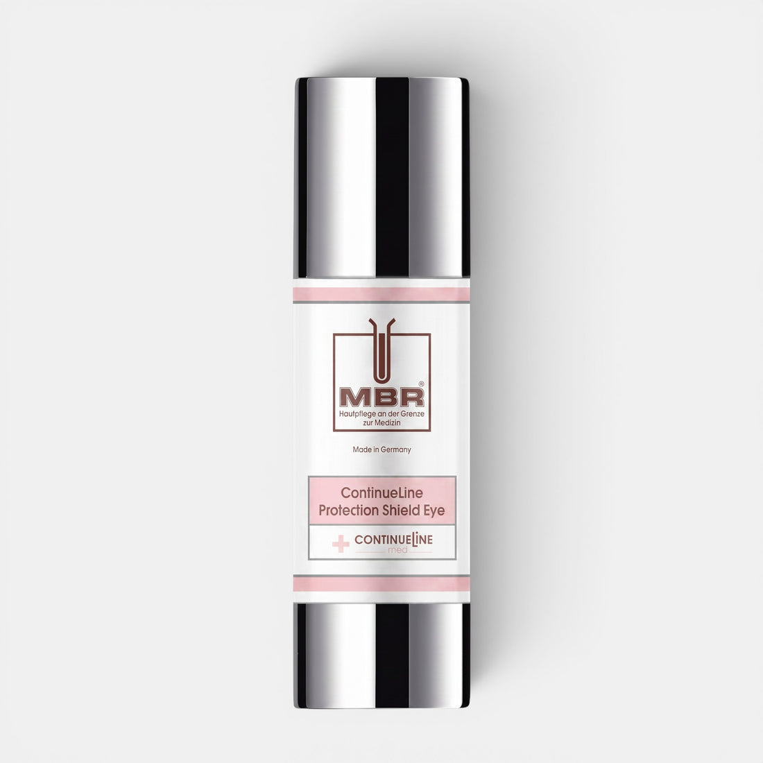 Shop Rescue Spa ContinueLine Protection Shield Eye cream in a white and silver pump bottle for anti-aging care.