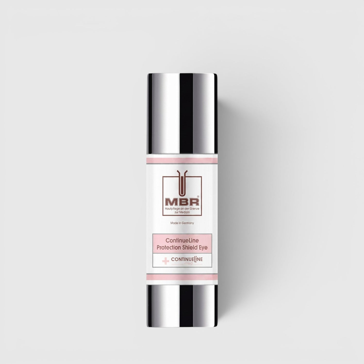 Shop Rescue Spa ContinueLine Protection Shield Eye cream in a white and silver pump bottle for anti-aging care.
