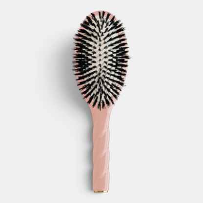 Shop Rescue Spa N.01 large coral hair brush with boar bristles and a twisted handle for detangling and shine.