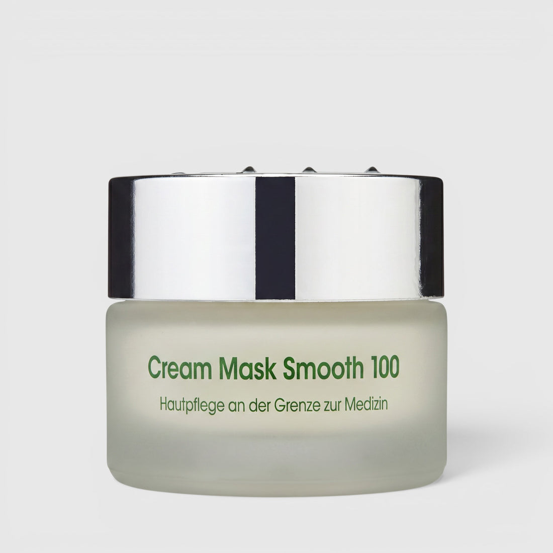 Shop Rescue Spa Cream Mask Smooth 100 in a frosted glass jar with a reflective silver lid for intense skin hydration.