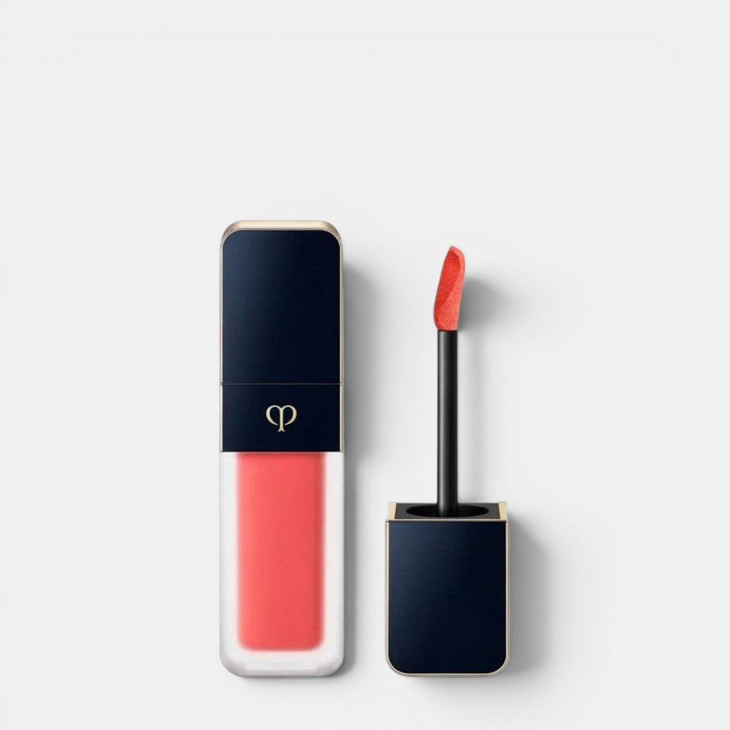 Shop Rescue Spa Cream Rouge Matte liquid lipstick in a coral shade with a matte finish and gold accents.