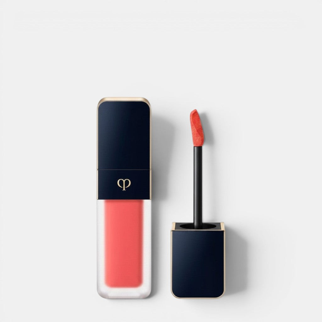 Shop Rescue Spa Cream Rouge Matte liquid lipstick in a coral shade with a matte finish and gold accents.